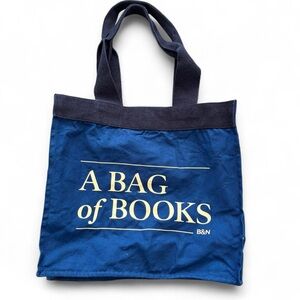 Barnes & Noble Navy Blue Book Lover's Tote